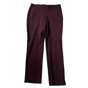 Chico’s Burgundy Pull On Pants Size .5 US Size 6